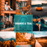 Orange & Teal
